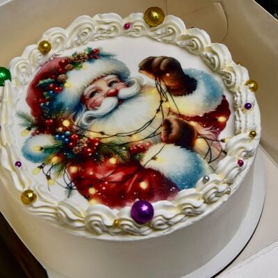 Бенто-торт Новогодний декор 1в Di Panna Confetteria по цене 2090 ₽