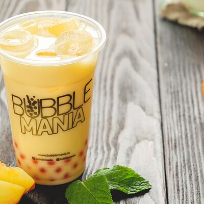 Бабл-йогурт с сиропом и топпингом в Bubble Mania Bubble Tea по цене 560 ₽