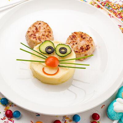 Пюре с котлетами Том и Джерри в Eshak по цене 250