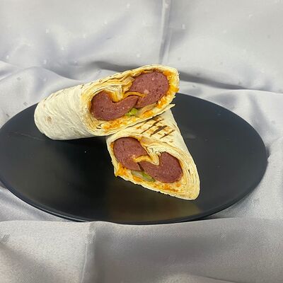 Дабл Хот-дог с молочной сосиской в Doner Time Shawarma по цене 315 ₽