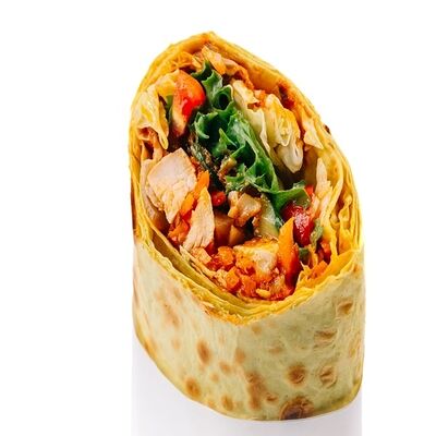 Шаверма с курицей гриль и острой морковью в Пицца Хаб по цене 495 ₽