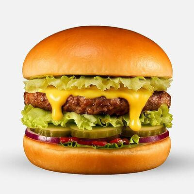 Гранд чизбургер в Ernies Pizza & Burgers & Shawarma по цене 980 ₽