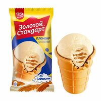 Мороженое Золотой стандарт Пломбир со сгущенкой в Ура! Мороженое!