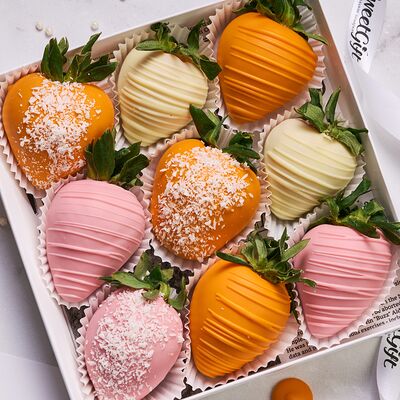 Клубника в шоколаде Нежное суфле S в SweetGift клубника в шоколаде по цене 3800 ₽