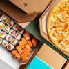 Логотип кафе Sushmanpizzman