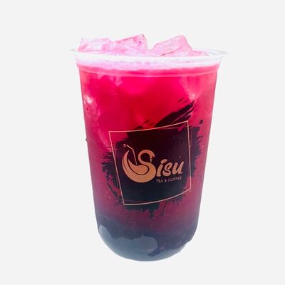 Драконий фрукт-Черникав Sisu bubble tea по цене 595 ₽