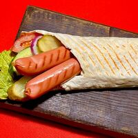 Шаверма с франкфуртскими сосискамив Сытно Аппетитно