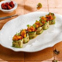 Ролл с запеченной тыквой в Баклажан в ТЦ 