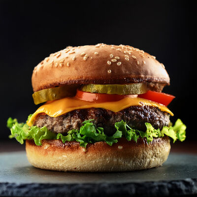 Бык-бургер в Яркий Halal food по цене 655 ₽