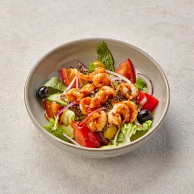 Средиземноморский с креветками в Пеперончино по цене 785 ₽