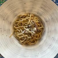 Linguine alla boscaiola в Rusticone caffe