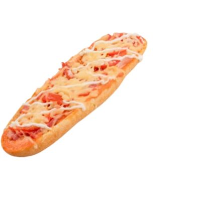 Брускетта с полукопчёной колбасой и томатами в Кондитерская-пекарня Смайлик по цене 125 ₽