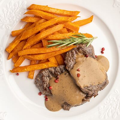 Ростбиф с бататом фри в Патис по цене 1265 ₽