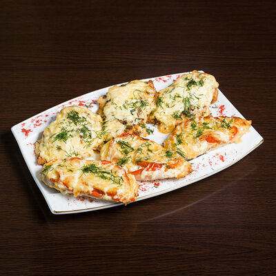 Мясо по-французски в Мини-пекарня по цене 260 ₽