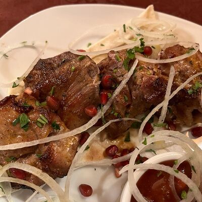 Шашлык из свинины в Генацвале на Металлургов по цене 582 ₽