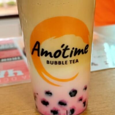 Фисташка малина в Amotime bubble tea & coffee по цене 549 ₽