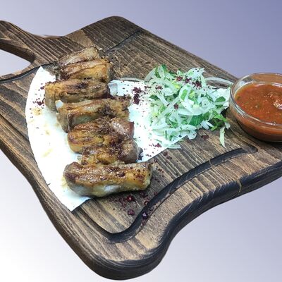 Шашлык из бараньих рёбрышек в Фудмолл Кузня по цене 599 ₽