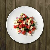 Греческий салат, большая порция в Мон Батонъ