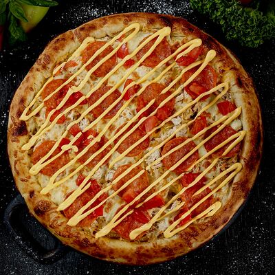 Пицца Сырный цыпленок 22 см в Hot Pizza по цене 530 ₽