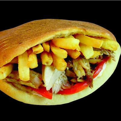 Шаверма с картофелем фри в Шаурма 24 по цене 430 ₽