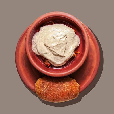 Сациви с грибами в Хачапури и вино по цене 288 ₽