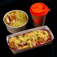 Ланч комбо с ф&фрайз в Бургерная