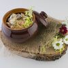 Куриные сердечки по-королевски с ломтиками картошечки, томлённые в горшочке в Шуваловъ по цене 620