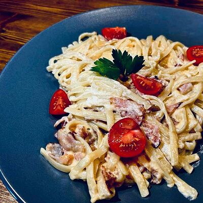 Карбонара в НИРВАНА Арт бар по цене 360 ₽