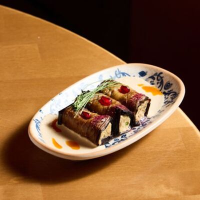 Рулетики из печёного баклажана в NANA Pirveli по цене 520 ₽