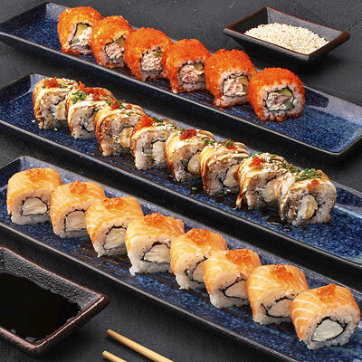 Сет Классический № 1 ( лосось, угорь, краб) в Mojo по цене 1650