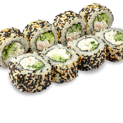 Ролл Калифорния в кунжуте в Эрни food bar по цене 374 ₽