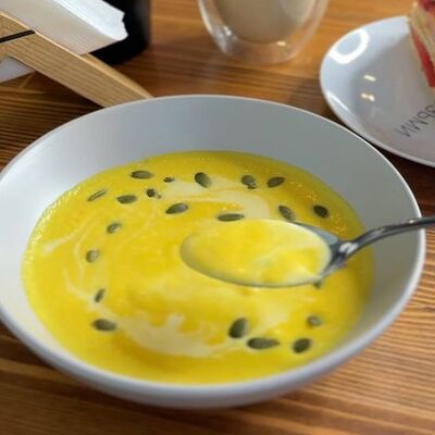 Тыквенный крем-суп в Сторис по цене 360 ₽