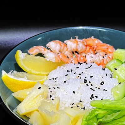 Боул-поке Креветки в Роллс Ройс Суши по цене 640 ₽