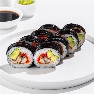 Футомаки с угрём в SeabasSushi по цене 1475 ₽