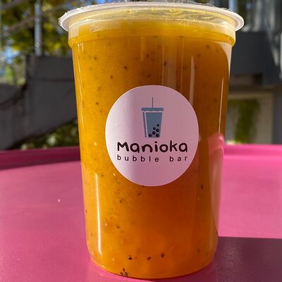 Бабл Ти Манго & маракуйя в Manioka bubble tea bar по цене 420 ₽