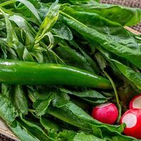 Ассорти зелени в Пери Шашлыки