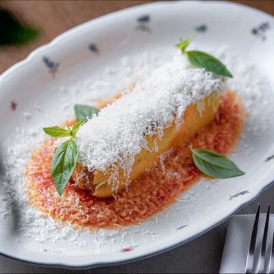 Лазанья в Ava bistro по цене 980 ₽