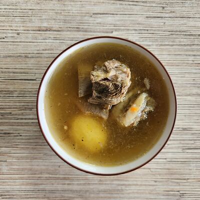 Шурпа с говядиной в Кафе Русица по цене 420 ₽