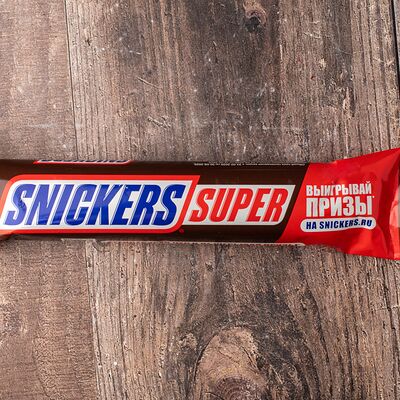 Шоколадный батончик Snickers Super в Чайхана 24 по цене 230 ₽