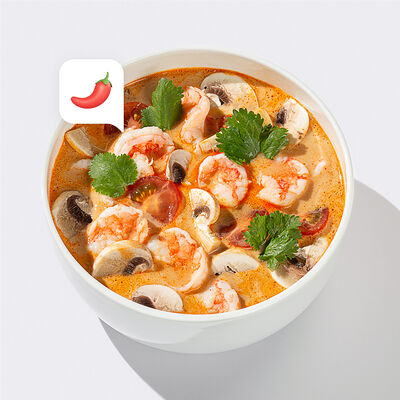 Том Ям с креветками в Много лосося по цене 645