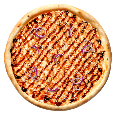 Цыпленок Терияки пицца в П-ПЕППЕРОНИ по цене 479 ₽