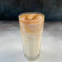 Фраппе холодная ваниль кофев Папа Блин