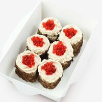 Суши с красной икрой Vegan в BIOSILA
