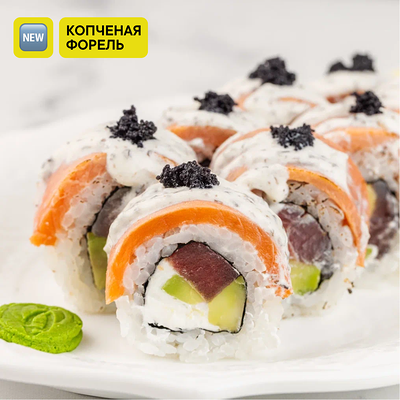 Опаленная форель с трюфельным соусом в Честная Рыба по цене 940 ₽