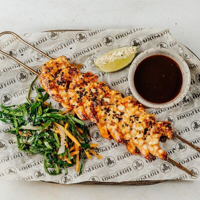 Креветки жаренные на гриле в Потроха по цене 762