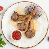 Шашлык из бараньей корейки в Строгинская гавань