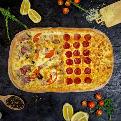 4 вида Премиум в Epic Pizza по цене 1536 ₽