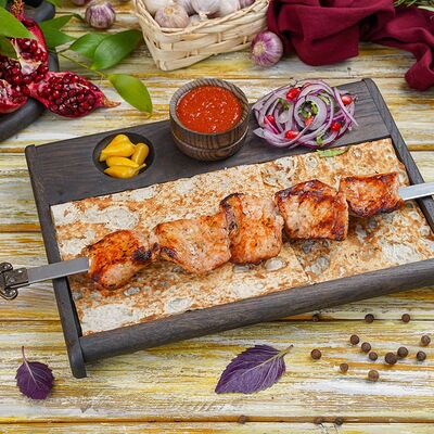 Шашлык из cвинoй мякоти в Геленджик по цене 640 ₽