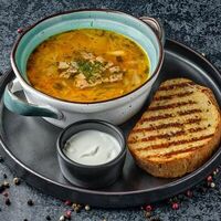 Щи с говяжьим языком в Mesto Sushi & Grill