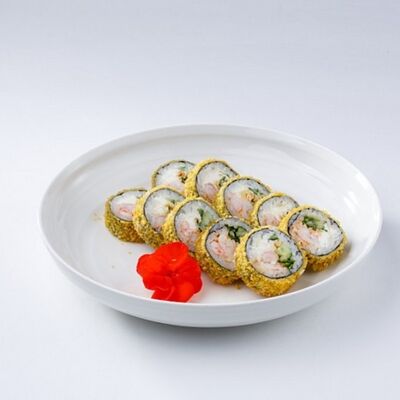 Ролл Цезарь с креветкой в Japengo cafe по цене 520 ₽